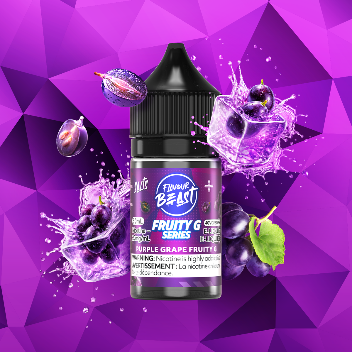 vape grape flavour Purple Grape Fruity G Salt Nic E-Juice