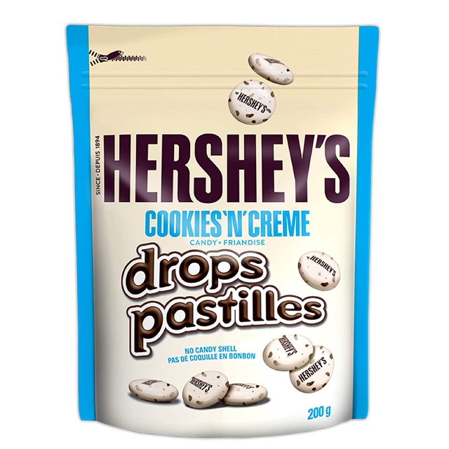 Hershey's Cookies N' Creme Drops Candy - 200g