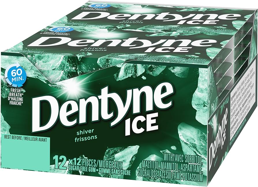 Dentyne Ice Shiver Sugar-Free Gum (12pc)