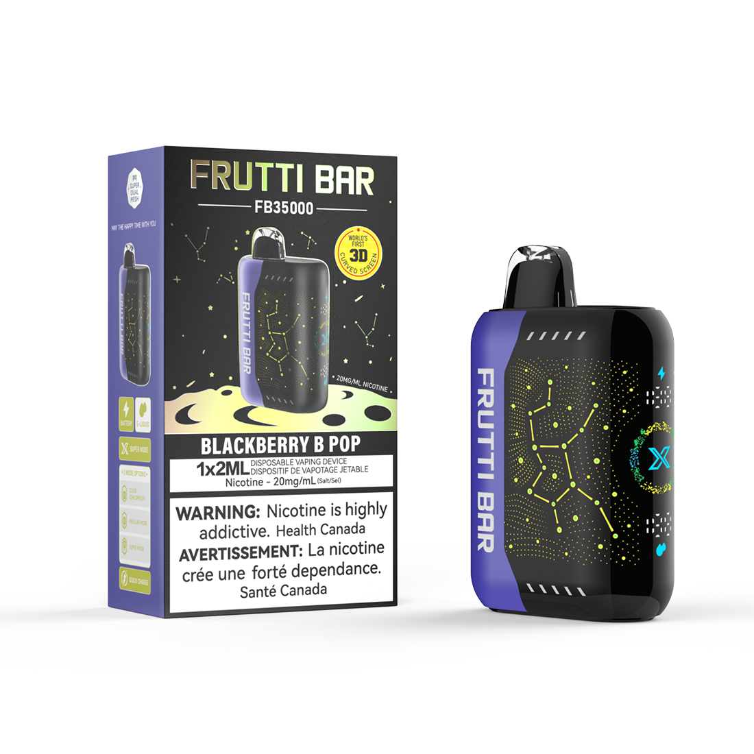 Frutti Bar 35K Intense Disposables 35,000 Puffs | Futuristic Vapes Frutti Bar 35K Intense Disposables 35,000 Puffs | Futuristic Vapes