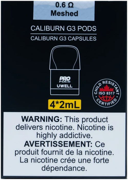 Uwell Caliburn G3 Replacement Pods (4-PK)