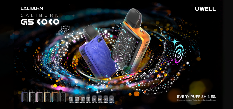 Caliburn G5 KOKO Uwell Banner Image - Futuristic Vapes