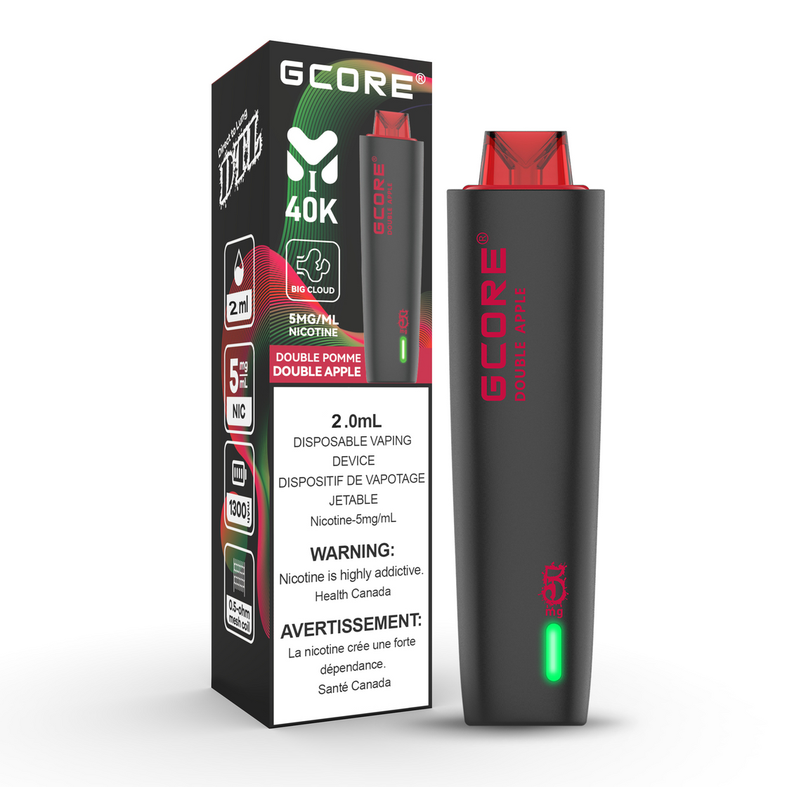 G-Core Hookah 40K Disposables