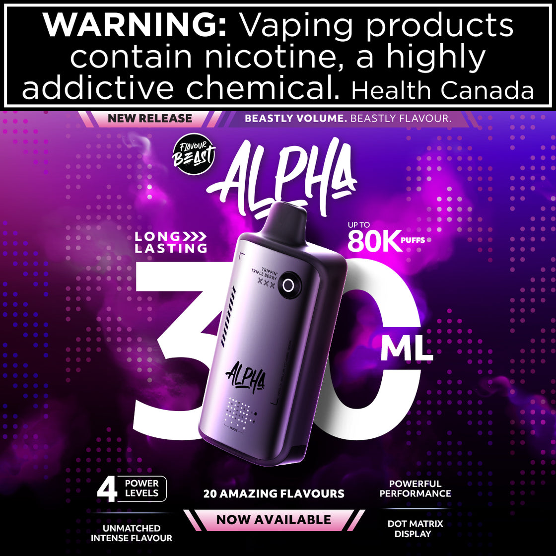 Flavour Beast Alpha 80K Disposables