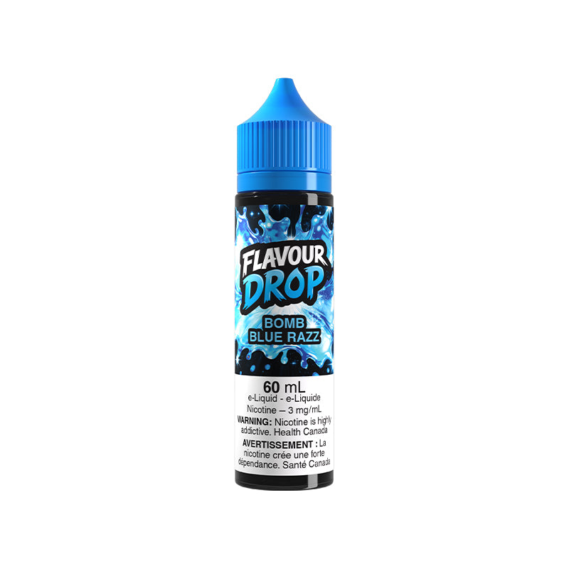 Bomb Blue Razz Flavour Drop 60mL E-Juice – Futuristic Vapes Surrey Delta