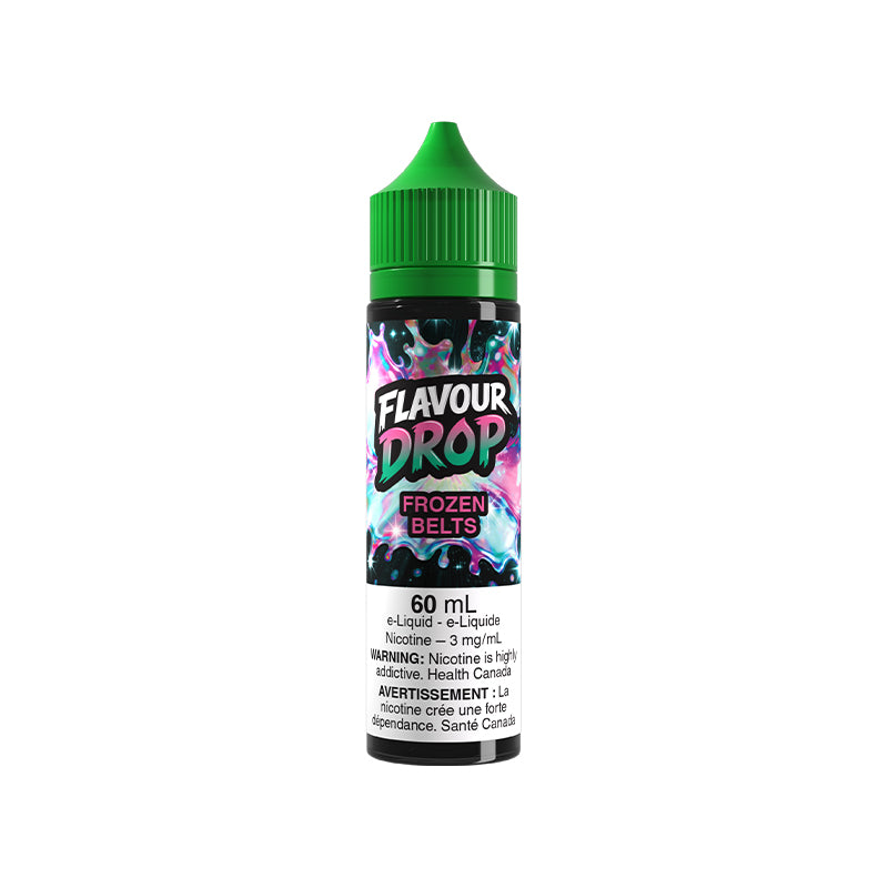 Frozen Belts Flavour Drop 60mL E-Juice – Futuristic Vapes Surrey Delta