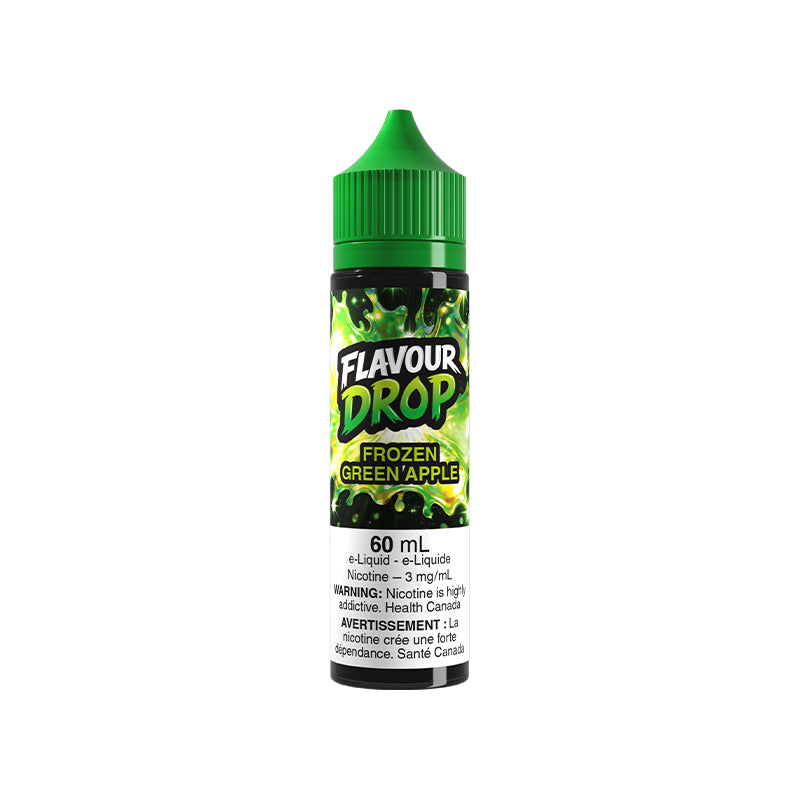 Frozen Green Apple Flavour Drop 60mL E-Juice – Futuristic Vapes Surrey Delta