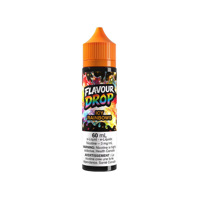 Icy Rainbows Flavour Drop 60mL E-Juice – Futuristic Vapes Surrey Delta