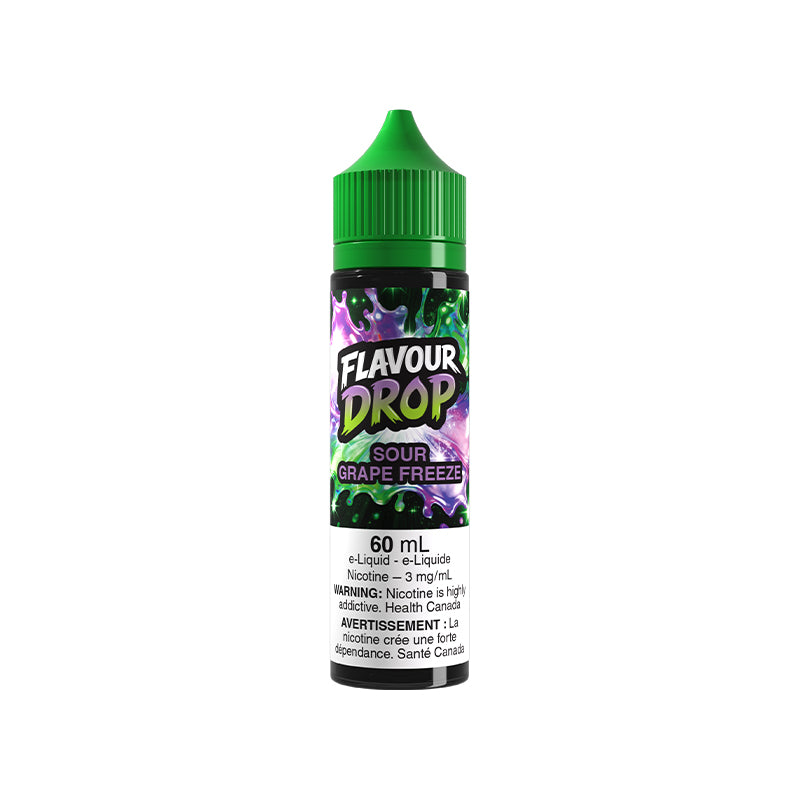 Sour Grape Freeze Flavour Drop 60mL E-Juice – Futuristic Vapes Surrey Delta