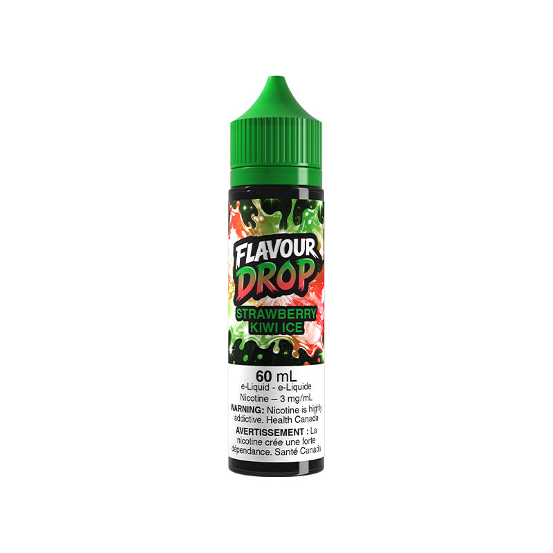 Strawberry Kiwi Ice Flavour Drop 60mL E-Juice – Futuristic Vapes Surrey Delta