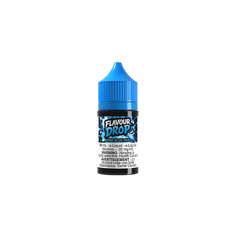 Bomb Blue Razz Flavour Drop 30mL Salt Nic E-Juice – Futuristic Vapes Surrey Delta