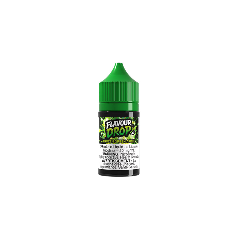 Frozen Green Apple Flavour Drop 30mL Salt Nic E-Juice – Futuristic Vapes Surrey Delta