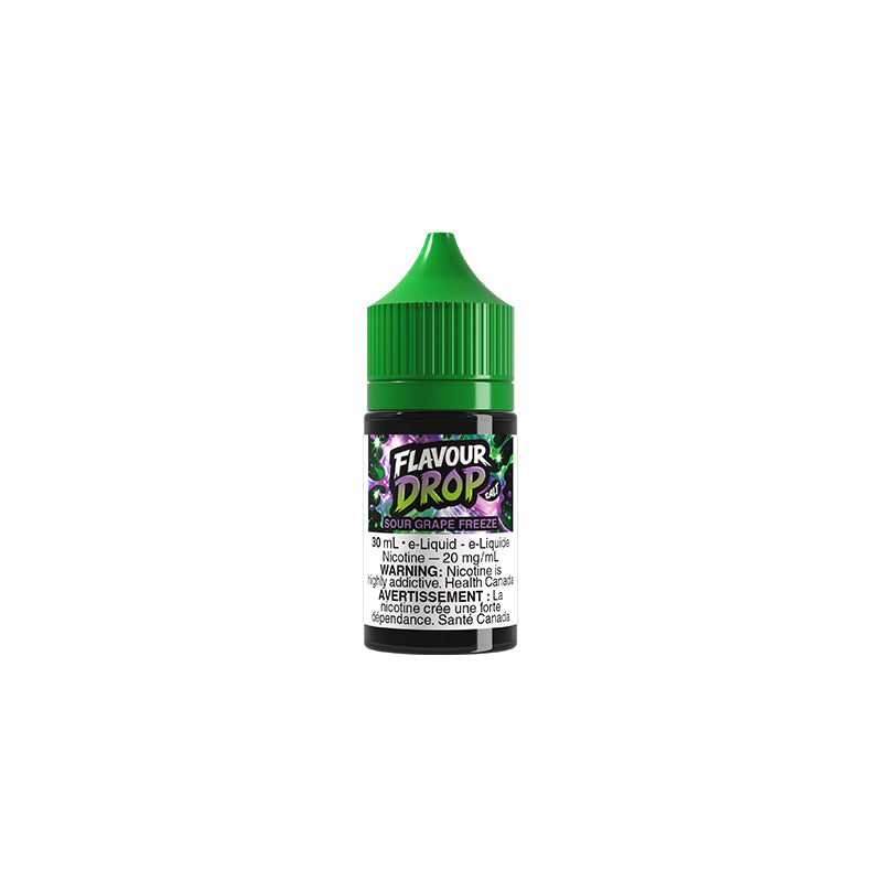 Sour Grape Freeze Flavour Drop 30mL Salt Nic E-Juice – Futuristic Vapes Surrey Delta