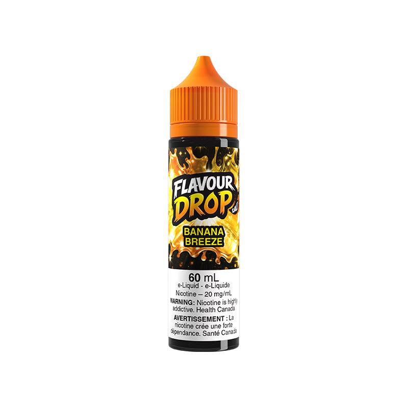 Banana Breeze Flavour Drop 60mL Salt Nic E-Juice – Futuristic Vapes Surrey Delta