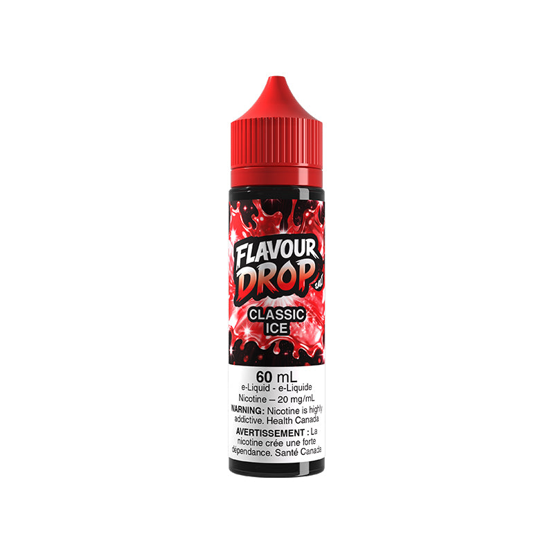 Classic Ice Flavour Drop 60mL Salt Nic E-Juice – Futuristic Vapes Surrey Delta