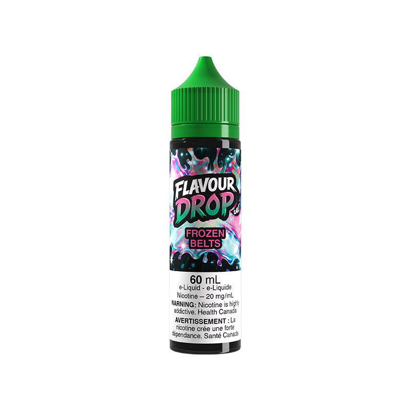 Frozen Belts Flavour Drop 60mL Salt Nic E-Juice – Futuristic Vapes Surrey Delta
