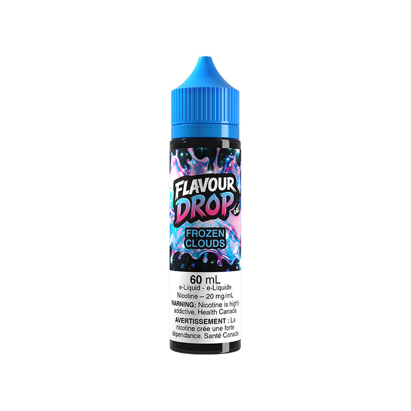 Frozen Clouds Flavour Drop 60mL Salt Nic E-Juice – Futuristic Vapes Surrey Delta