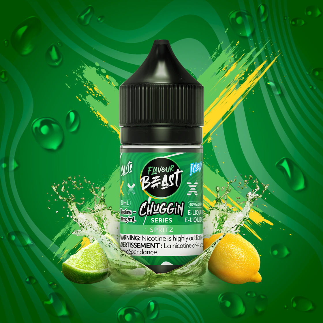 Flavour Beast Chuggin' Series Salt Nic E-Juice 30mL | Futuristic Vapes Flavour Beast Chuggin' Series Salt Nic E-Juice 30mL | Futuristic Vapes