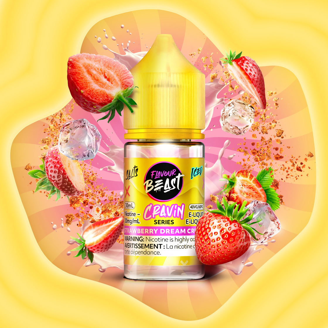 Flavour Beast Cravin' Series Salt Nicotine E-Juice - [Salt Nic]