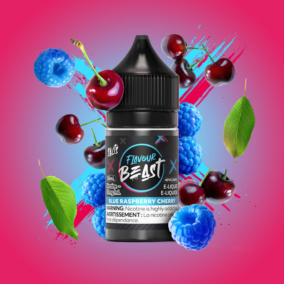 Blue Raspberry Cherry - Flavour Beast Salt 30mL