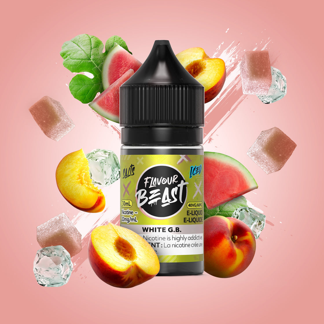 White G.B. Iced - Flavour Beast Salt 30mL