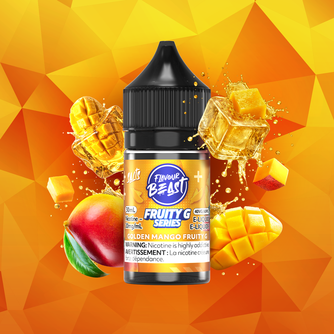 Golden Mango Fruity G — Flavour Beast Fruity G Series Salt Nic E-Juice 30mL