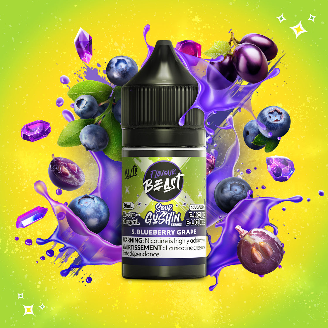 Flavour Beast Sour Gushin' Series Salt Nic E-Juice