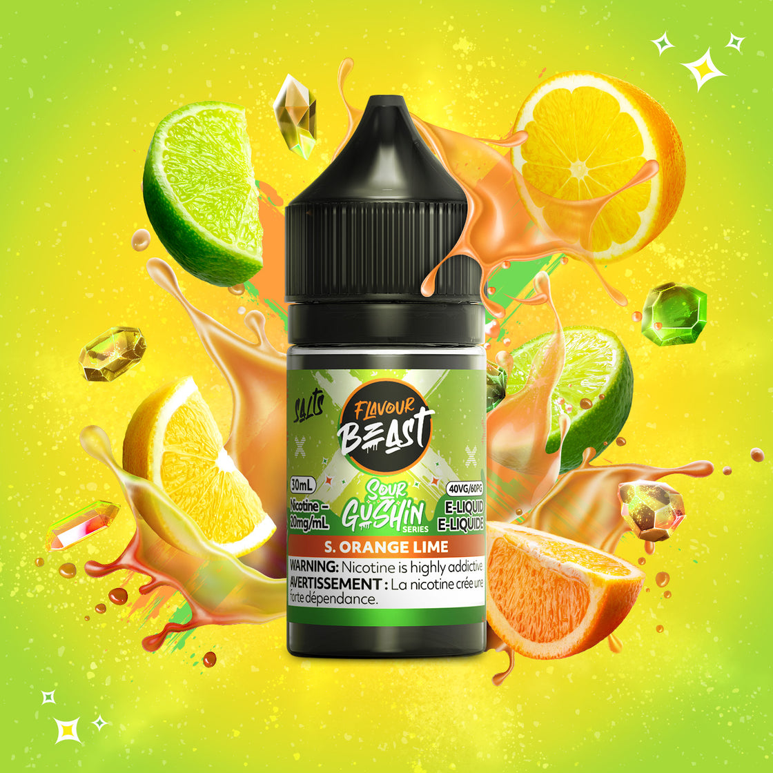 Flavour Beast Sour Gushin' Series Salt Nic E-Juice
