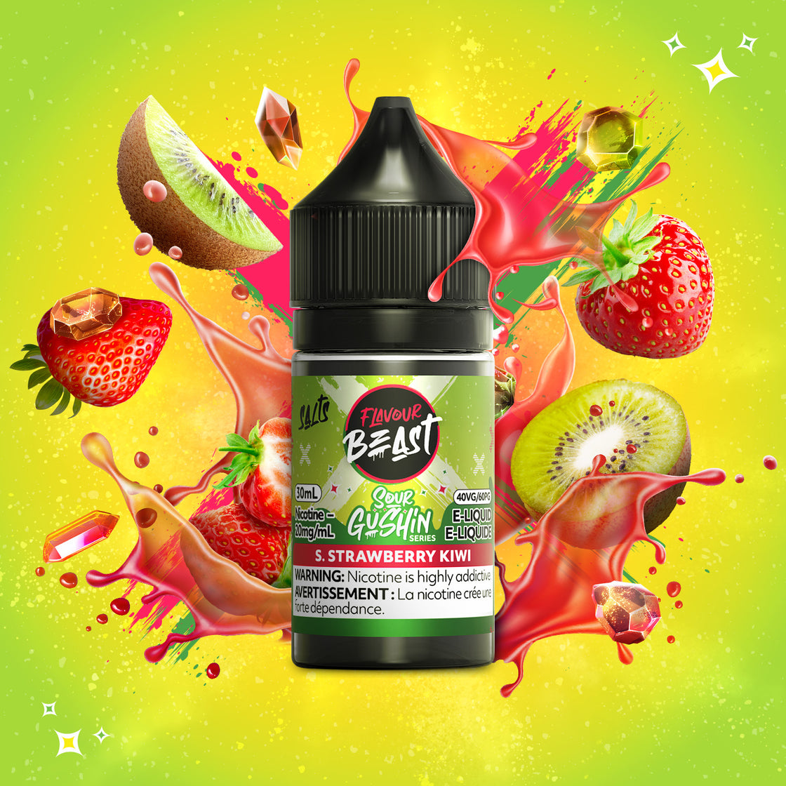 Flavour Beast Sour Gushin' Series Salt Nic E-Juice