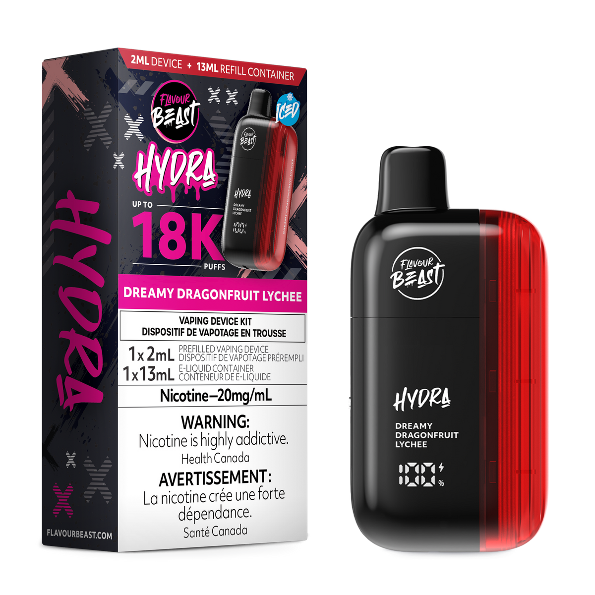 Flavour Beast Hydra 18K Disposables | Futuristic Vapes - #1 in Surrey/Delta
