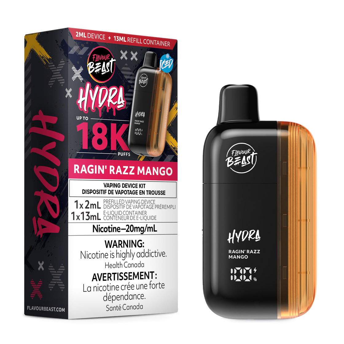 Flavour Beast Hydra 18K Disposables