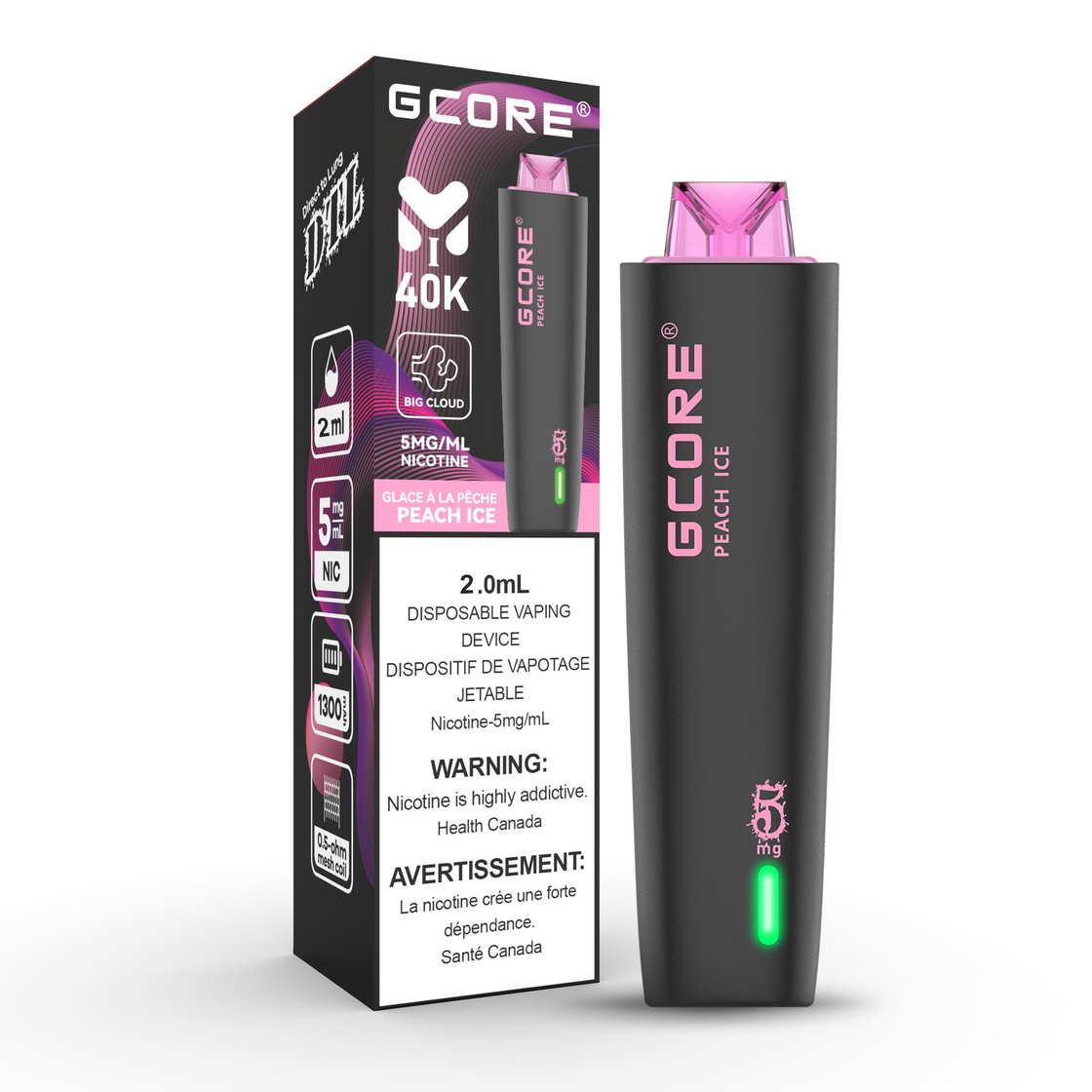G-Core Hookah 40K Disposables