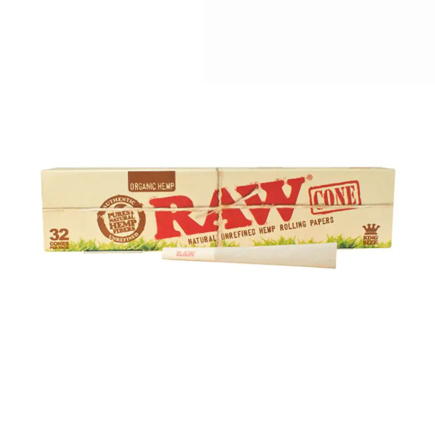 RAW Cone Basics Organic King Size 32 Pack