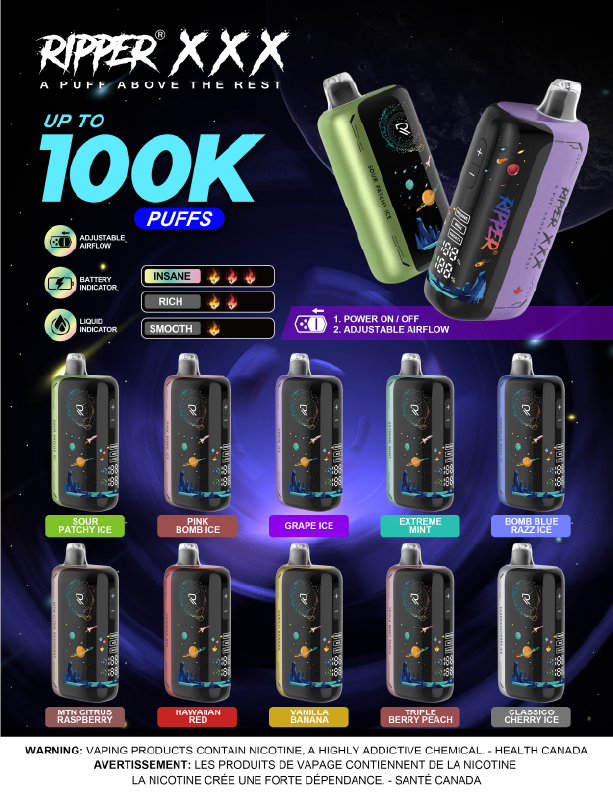 Ripper XXX 100K Disposables - RufPuf