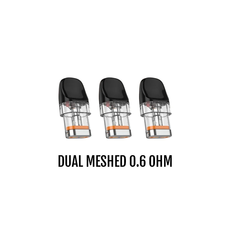 SMOK Novo SLR 2.0 replacement pod 3 pack Dual Meshed 0.6 Ohm - Futuristic Vapes, Delta BC
