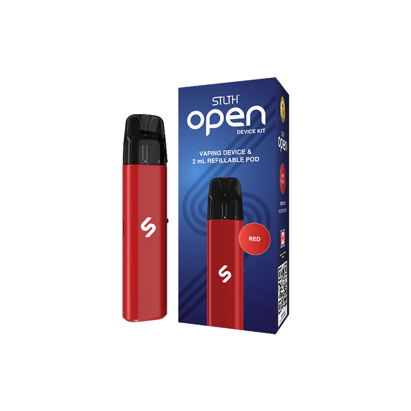 STLTH Open Device Kit CRC Red – Futuristic Vapes Surrey Delta