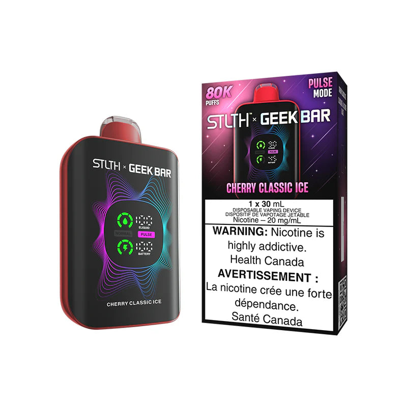 STLTH X GEEK BAR Disposable 80K - Cherry Classic Ice