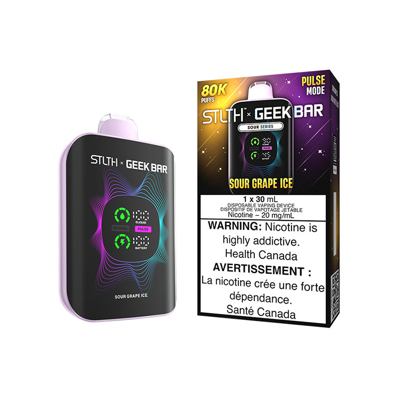 STLTH X GEEK BAR Disposable - Sour Series Grape Ice