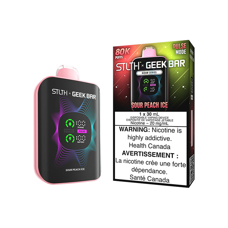 STLTH X GEEK BAR Disposable - Sour Series Peach Ice