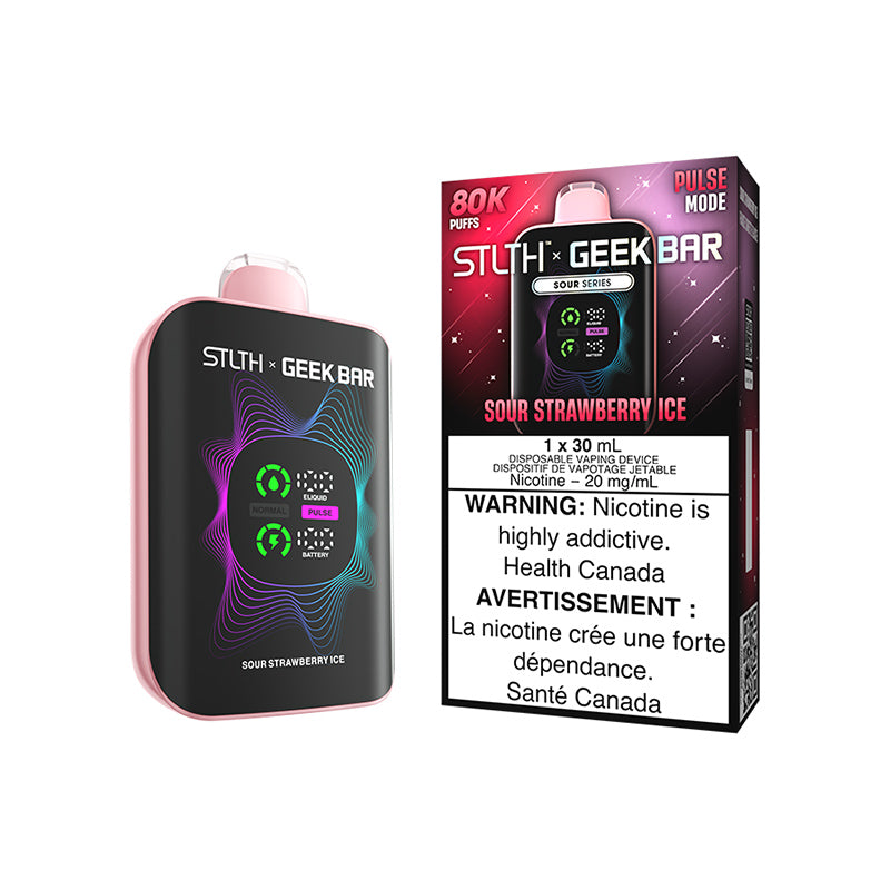 STLTH X GEEK BAR Disposable - Sour Series Strawberry Ice