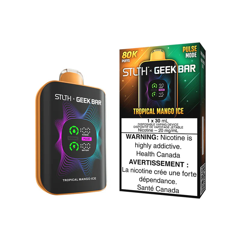 STLTH X GEEK BAR Disposable - Tropical Mango Ice | From $44.95  Futuristic  Vapes