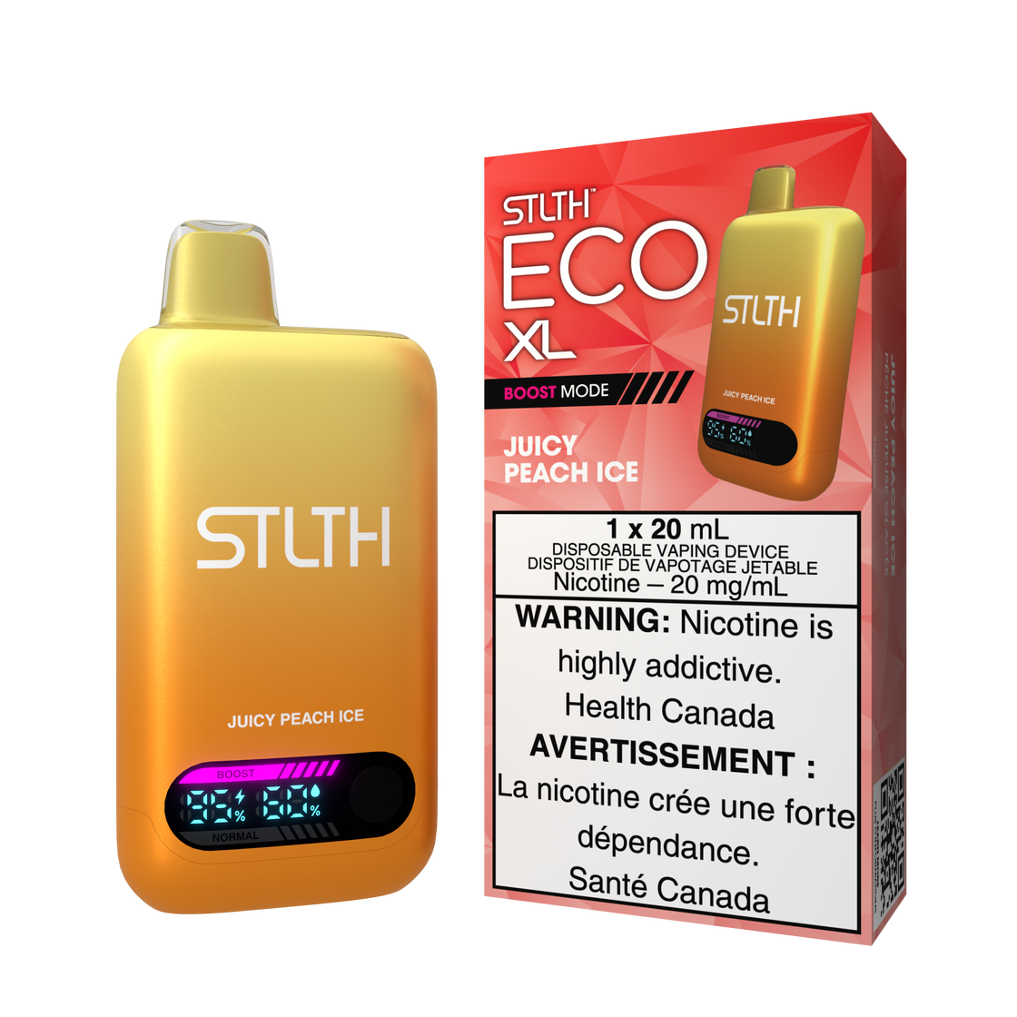 STLTH ECO XL Disposables – Juicy Peach Ice