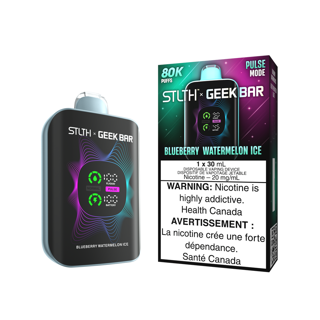 STLTH X GEEK BAR Disposable - Mango Peach Ice 80K