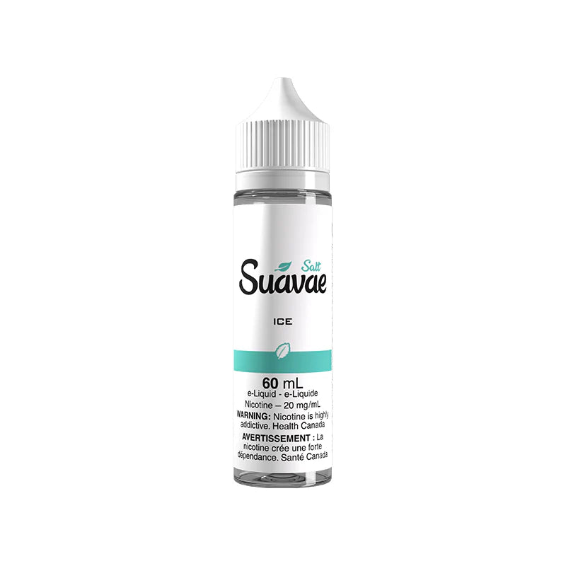 Ice by Suavae 60mL salt nicotine e-liquid bottle