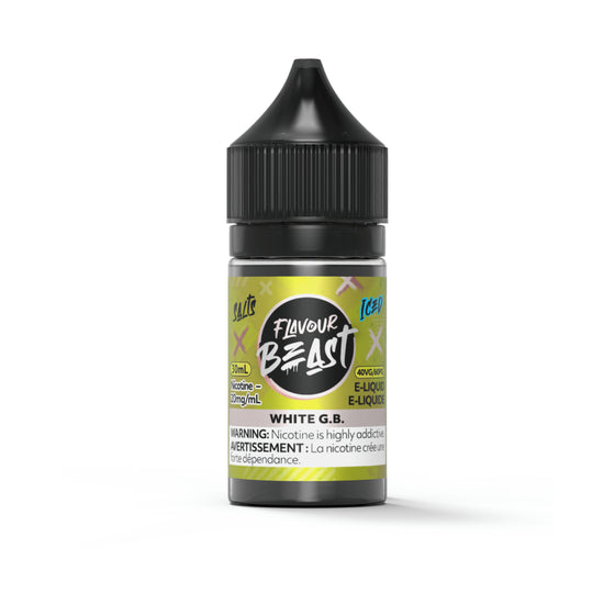 White G.B. Iced - Flavour Beast Salt 30mL