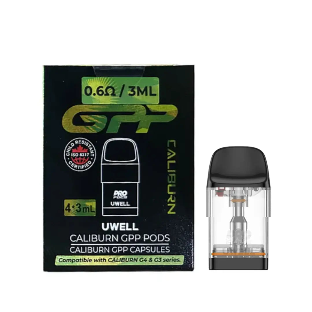 Uwell Caliburn GPP Replacement Pods 3mL - 4 Pack