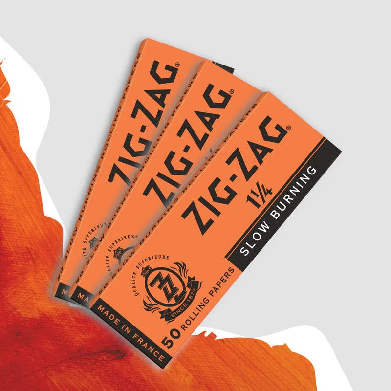 Zig Zag French Orange 1 1/4 Rolling Papers